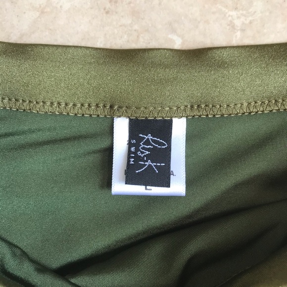 NWT Ris-K Moss Shimmer Bikini - Picture 5 of 10